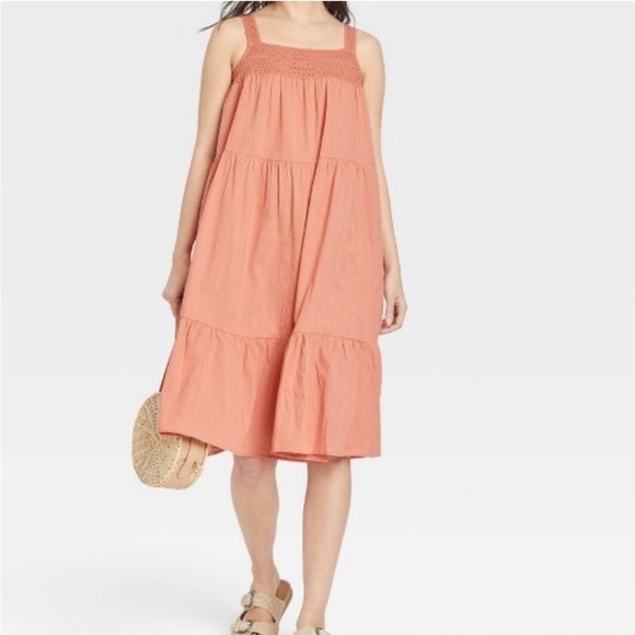 Universal Thread Mauve Blush Flowy Dress NWT - Picture 2 of 3